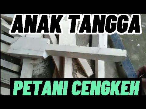 Anak tangga petani cengkeh dan proses membuatnya