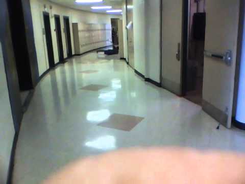 Me running in the hall way!