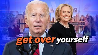 Hillary Clinton Tells Voters Frustrated With Biden-Trump Rematch To 'Get Over Yourself'