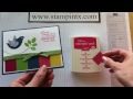 Stampin' Up! New In Color Card with Betsy's Blossoms stamp set