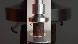 Top 50 Best Hydraulic Press Worm Moments Satisfying Crushing Compilation