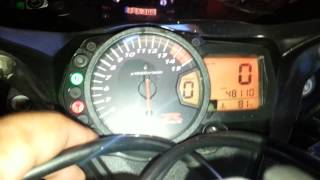 How to change MPH to KPH on GSXR 1000 K5