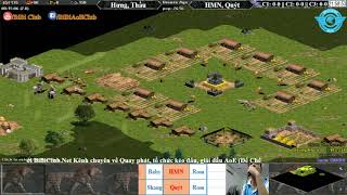 AoE 22 Random Hưng Nhổn, Tiểu Màn Thầu vs HMN, Quýt Ngày 31-10-2017