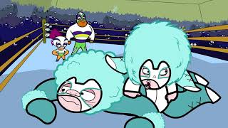 Mucha Lucha - The Three Mascaritas And Their Fathers Fighting Other Luchadores