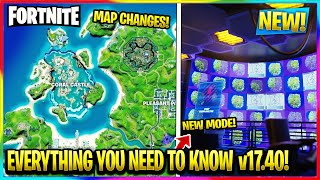 Fortnite New V17.40 Everything You Need To Know Map Changes, New Mode Fortnite News