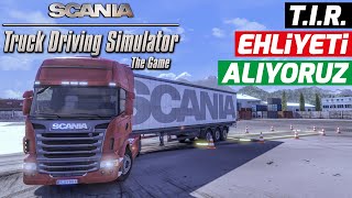 Tir Ehli̇yeti̇ İçi̇n Eği̇ti̇mdeyi̇z Scania Truck Driving Simulator