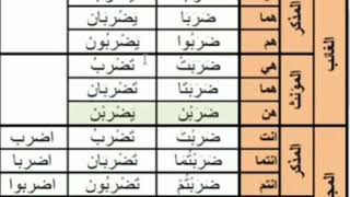 Arabic Grammar Gardan Past Present Andimperitive