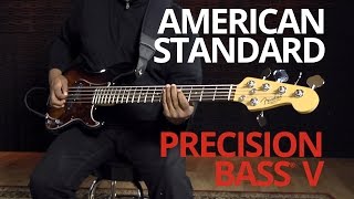 American Standard Precision Bass V Demo