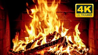 🔥 Cozy Fireplace 4K (12 HOURS). Fireplace with Crackling Fire Sounds. Crackling 