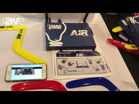 E4 AV Tour: iMAGsystems Demos AIR, a Wireless Presentation Device and Switcher