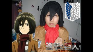 [Aot] Shingeki no kyojin Mikasa Ackerman Hijab Cosplay Tutorial