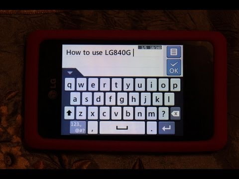 LG840G Tracfone - Great Tips on how to use the phone - The Lighthouse