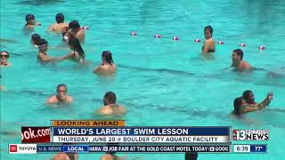 World's largest swim lesson