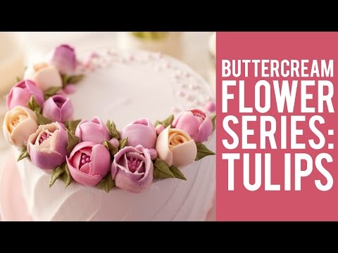 How to Make Buttercream Flowers: Tulips