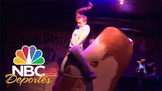 Rodeo en toro mecánico en Edmonton | NBC Deportes.com | NBC Deportes
