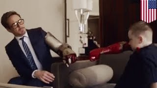 3D Printed Prosthetics Iron Man Robert Downey Jr. Delivers Bionic