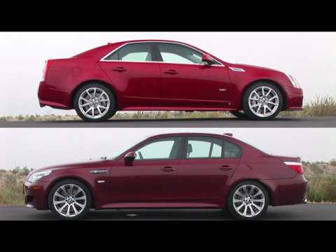 Cadillac CTSV vs BMW M5 Performance Testing