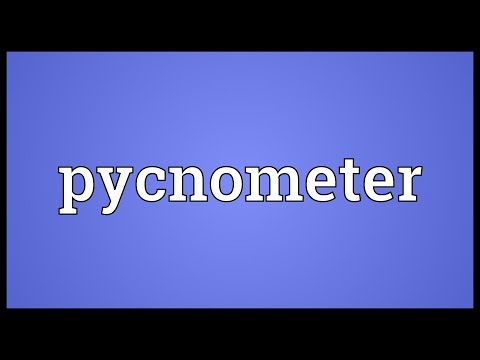 Header of pycnometer