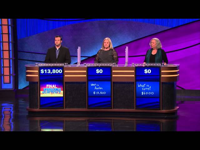 Rare Three Way Loss On Jeopardy! - Video