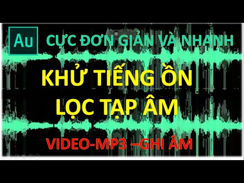 Khử Tiếng Ồn, Lọc Bỏ Tạp Âm Video