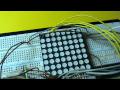 Arduino + Micrel MM5450 + Matriz de LED 8x8