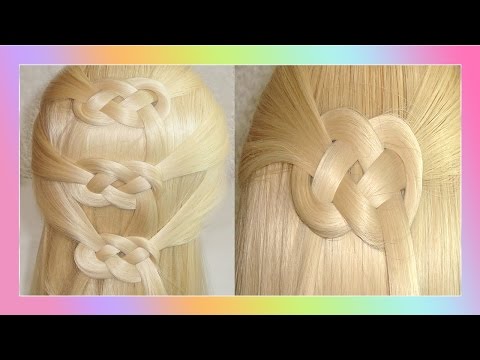 Peinado Nudo Corazón Celta / Celtic Heart Knot Hairstyle / Кельтский узел