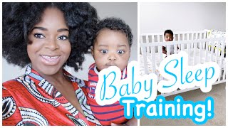 Baby Sleep Training in 1 Week! (No Crying it Out) | Co-Sleeping to Crib at 7 Months - Ify Yvonne