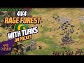 4v4 Rage Forest with Turks Janissaries!