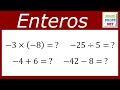 Operaciones con Números Enteros-Operations with Whole Numbers
