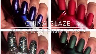China Glaze The Glam Finale Holiday Collection 2017