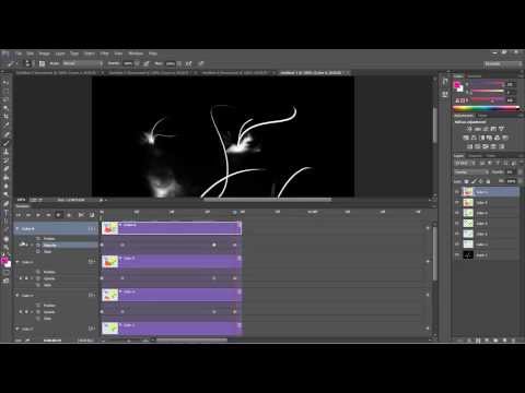 Adobe Photoshop CS6 Ext OR CC - Lesson #9 - Abstract Video Creation