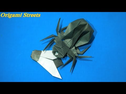 Оригами из бумаги человек паук Оригами из бумаги человек паук