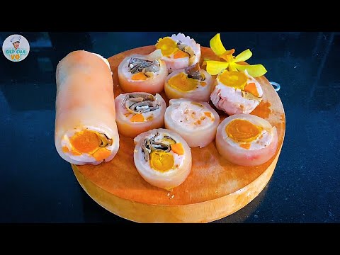 Cách làm CHẢ BÌ HOA hấp dẫn lạ miệng | MÓN ĂN NGÀY TẾT | Bếp Của Vợ