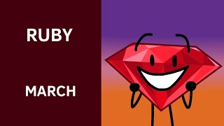 Bfb Character Of The Month Ruby