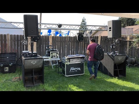 2 Jbl PRX 815W & 2 Cerwin Vega Strokers Subs en un Bautismo!