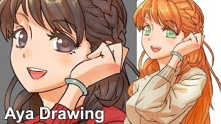 Aya Anime Time Lapse