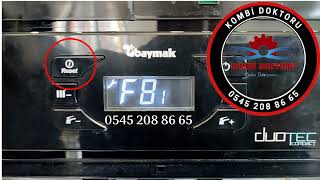 Baymak Duotec Compact Kombi F 81 Arıza Kodu Nedir? Baymak Kombi Arıza Kodları