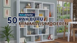 50 Desain Rak Buku Minimalis