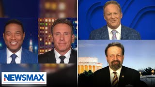 Spicer and Gorka imitate awkward Cuomo/Lemon CNN toss | Spicer & Co. on Newsmax