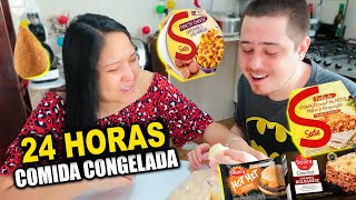 24 Horas Só Comendo Comida Congelada Jeru E Cheru