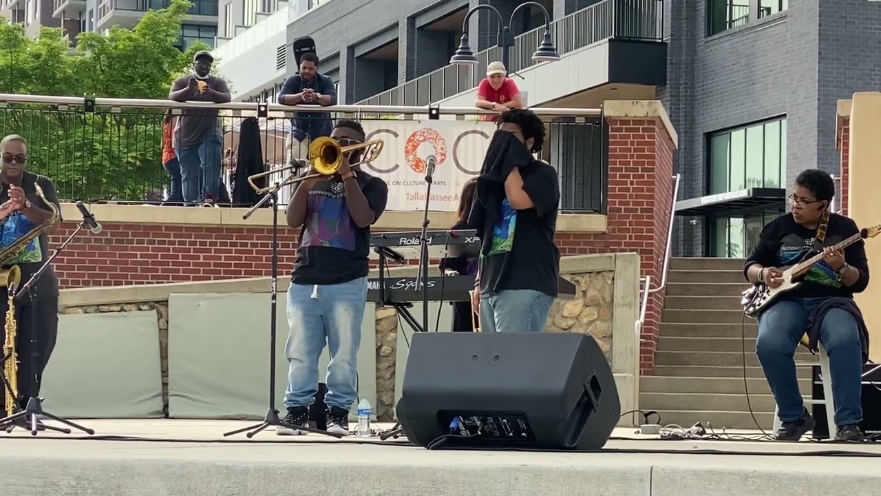 Noteworthy LIVE Band performs "Freddie the Chicken" at the Coolbreeze Art and Smooth Jazz Festival