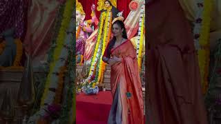 Divya Agarwal Radiates Festive Vibes At Durga Puja