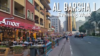 Al Barsha 1 Evening Walk Dubai Uae