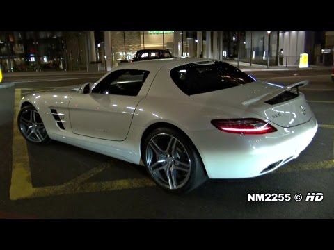 Mercedes SLS AMG Loud Revving and Accelerate