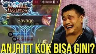KUMPULAN MANUSIA PALING HOKI PAS MAEN MOBILE LEGENDS | Mobile legends WTF compilation reaction #2