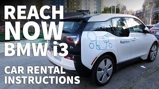 ReachNow BMW i3 Car Rental Instructions – How to Rent ReachNow in Seattle Portland and Brooklyn