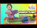 Kinetic Sand Build Crash 'Em Cars Play Set Toys For Kids Ryan...
