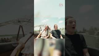 Hiccup & Astrid Actors Soar On Hiccups Wing Gliders Universal Epic Universe First Look