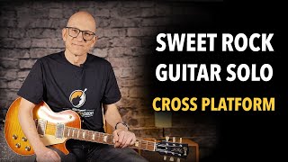 A sweet rock guitar solo - improvisation over a track called Cross Platform