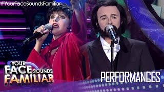 Your Face Sounds Familiar Kz Tandingan As Liza Minelli And Luciano Pavarotti - New York, New York
